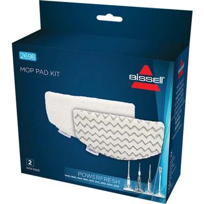 Afbeelding van Bissell 2698 Powerfresh mop pads kit 2234 1897 2113, Schoonmaakgerei, Wit