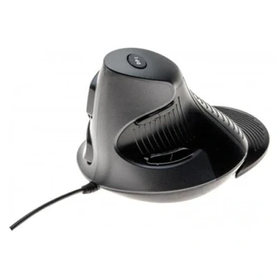 Afbeelding van DACOMEX V200U Verticale muis optisch 5 knoppen met bekabeling USB zwart