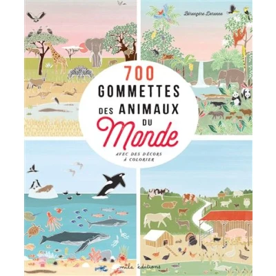 Image de 700 gommettes des animaux du monde
