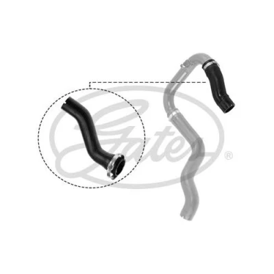 Afbeelding van GATES 09 0480 Laadluchtslang PE (Polyethyleen) FIAT: Punto III Hatchback, Grande Evo Hatchback
