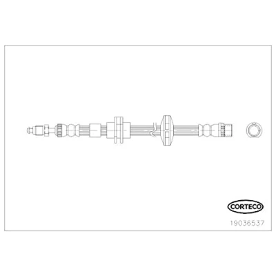 Afbeelding van CORTECO 19036537 Remslang 462mm