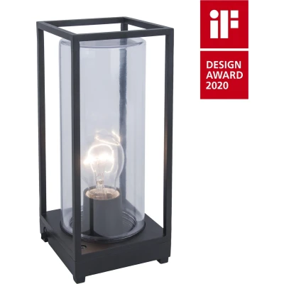 Afbeelding van LUTEC Flair Tafellamp E27 Mat Zwart