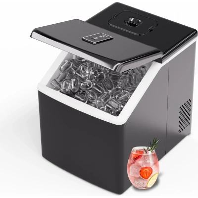 Afbeelding van Klarstein Clearcube Ijsblokjesmachine Helder Ijs 13 kg/ 24 uur Zwart