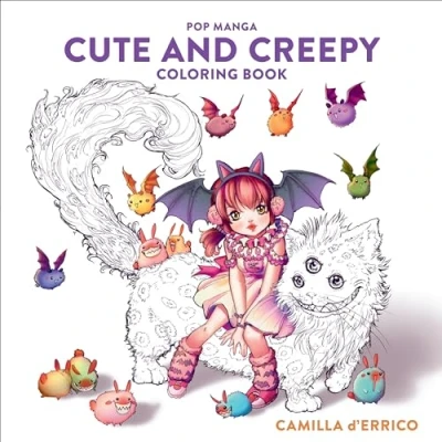 Afbeelding van Pop Manga Cute and Creepy Coloring Book