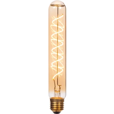 Afbeelding van Lucide T32 Filament lamp Ø 3,2 cm LED 3 StepDim (Memory) E27 1x4,9W 2200K Amber