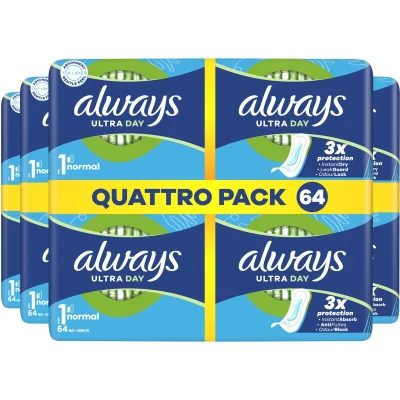 Afbeelding van 4x Always Maandverband Ultra Normal 64 stuks