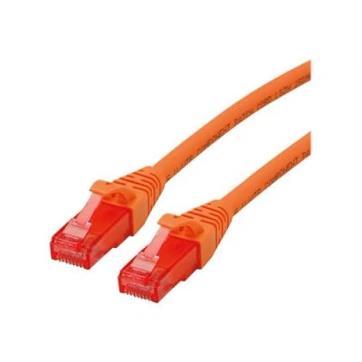 Image de Roline Cordon de raccordement RJ 45 (M) pour 3 m UTP CAT 6 sans halogène moulé bloqué orange