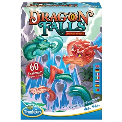 Afbeelding van ThinkFun 76496 Dragon Falls 3D logisch spel, voor kinderen en volwassenen, bordspel vanaf 1 speler, 8 jaar