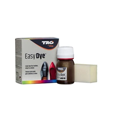 Afbeelding van TRG The One Kleuring voor schoenen en accessoires van leer, canvas kunstleer met spons applicator Easy Dye, 25 ml, Brons 409