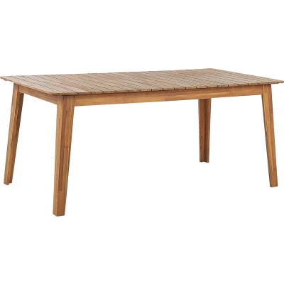 Afbeelding van Beliani FORNELLI Tuintafel Lichte houtkleur Acaciahout