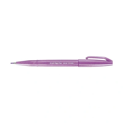 Image de Stylo Feutre Pentel Brush Sign Pen Mauve
