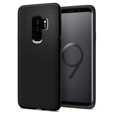 Afbeelding van Spigen Liquid Air TPU Backcover Geschikt voor Samsung Galaxy S9 Plus Matt Black