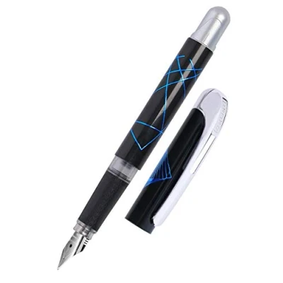 Afbeelding van Online 12532/3D College Virtual Blue patroonpen, standaard inktpatronen, hoogwaardige iridium M veer, ergonomische soft touch handgreep, metalen clip, 1 stuk