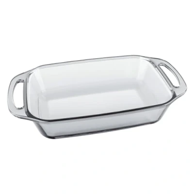 Afbeelding van Marinex Ovenschaal van borosilicaat glas rechthoek 2.1 Liter 32 x 17 7 cm serveerschaal