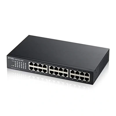 Image de Zyxel GS 1100 24E Commutateur non géré 24 x 10/100/1000 Montable sur rack, fixation murale