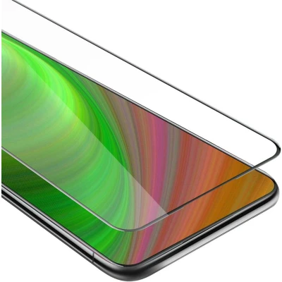 Afbeelding van Cadorabo Screenprotector geschikt voor Vivo NEX 2 Volledig scherm pantserfolie Beschermfolie in TRANSPARANT met ZWART Gehard (Tempered) display beschermglas 9H hardheid 3D Touch