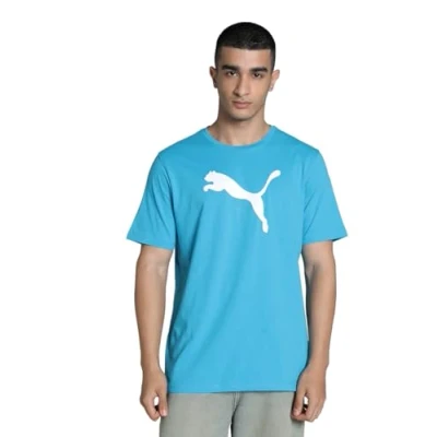 Afbeelding van Puma, Mannen, Sportief shirt, teamRISE Logo Jersey Katoen (3XL), Rood, 3XL