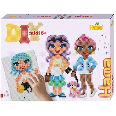 Afbeelding van Hama Set Strijkkralen 4000 Kralen Fashion Girls 3159