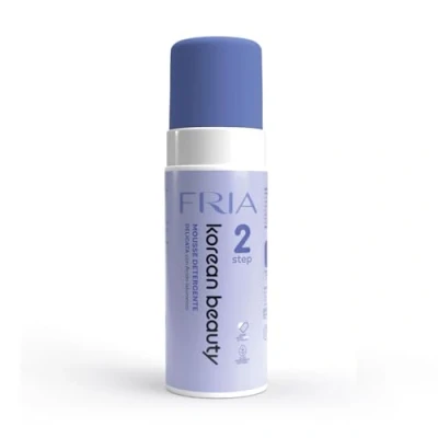 Afbeelding van Fria Korean Beauty Reinigingsschuim, dieptereiniger, getest op ogen en gevoelige huid, zacht de verpakking van 150 ml