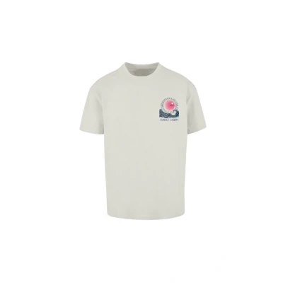 Afbeelding van Merchcode Sunset Charm Tshirt print, Heren, Maat: XL, Lightasphalt
