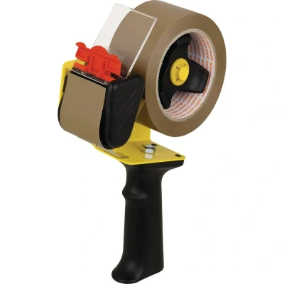 Afbeelding van tesa Plakbanddispenser 56406 00000 01 Zwart, Geel Rolbreedte (max.): 50 mm