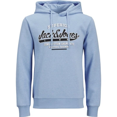 Afbeelding van Jack &amp; Jones LOGO Hoodie, Heren, Maat: Medium, Chambray blue