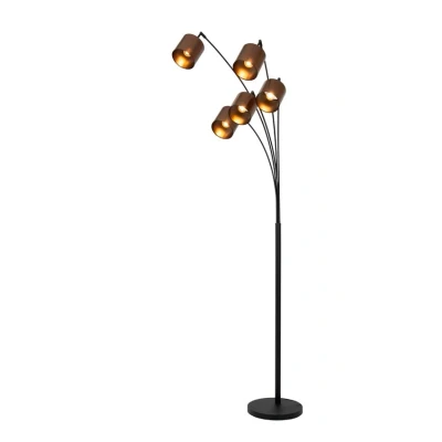 Afbeelding van Lucide RANKOS Vloerlamp 5xE14 Zwart