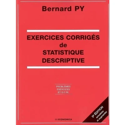 Image de Exercices corriges de statistique descriptive, 3e ed.