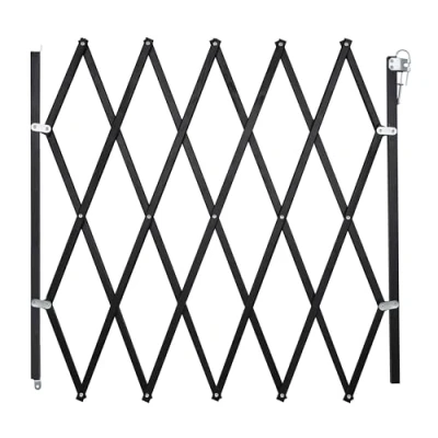 Image de Nordlinger Pro 742085 Stop&#039;Fix Barriere Animaux en Bois Extensible Noir pour Chien