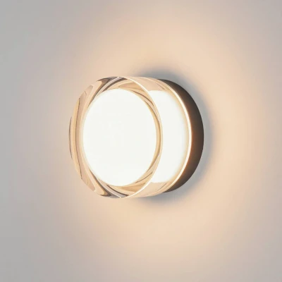 Afbeelding van SLV Cyft LED wandlamp, zwart, aluminium, Ø 13,2 cm, CCT