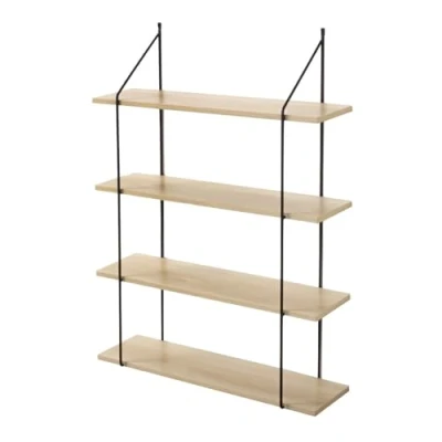 Afbeelding van CALICOSY Wandplank 4 niveaus Houtdecor L60 cm