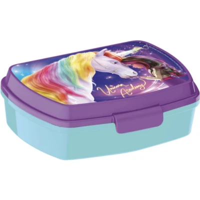Afbeelding van Danneels Unicorn Academy Lunchbox Blauw