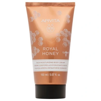 Afbeelding van Apivita Body Care Royal Honey Rich Moisturizing Cream Crème 150 ml