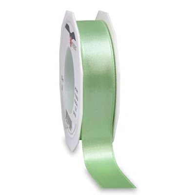 Afbeelding van C.E. Pattberg satijnen lint pastelgroen, rol met 25 m lint, voor geschenkverpakkingen, breedte mm, accessoires decoratie en knutselen, decoratielint alle gelegenheden