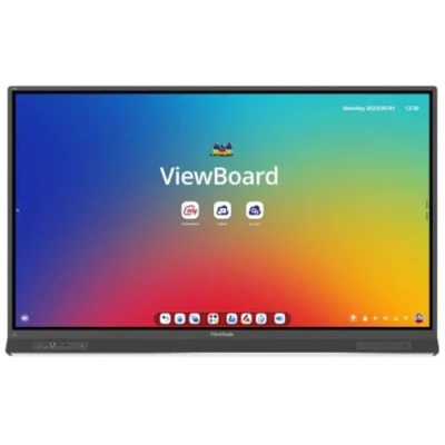 Afbeelding van Viewsonic 75 IFP7553 (3840 x 2160 Pixels, 74.50&quot;), Digitale bewegwijzering, Zwart