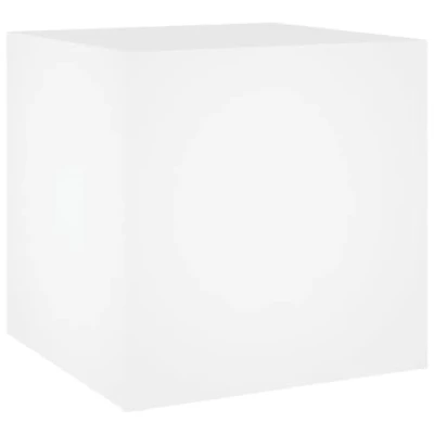 Afbeelding van Plantenbak 40x40x40 cm bewerkt hout wit