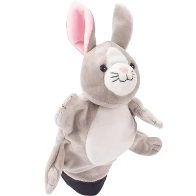 Image de Beleduc 40124 Marionnette à main en forme de lapin, éprouvée la maternelle, multicolore