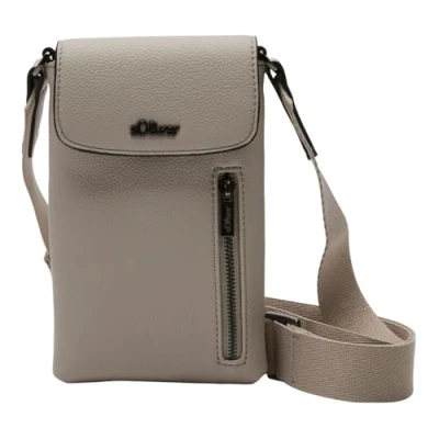 Afbeelding van s.Oliver Schoudertas mobiele telefoon Phone Bag Brown Beige