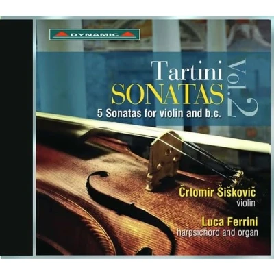 Afbeelding van Luca Ferrini &amp; Crtomir Siskovic Five Sonatas For Violin And Basso Continuo (CD)