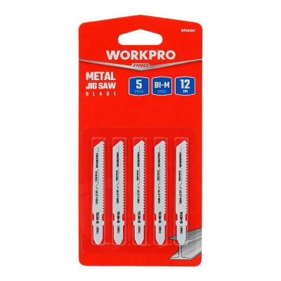 Afbeelding van Zaagblad Workpro T118BF Decoupeerzaag Metaal (5 Stuks)