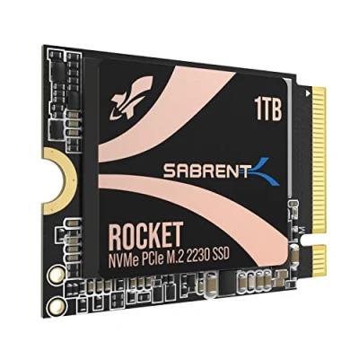Image de SABRENT 2230 M.2 NVMe Gen 4 1To, SSD Interne 4750 Mo/s Lecture, PCIe 4.0 X4, Solid State Drive Interne, Compatible avec Steam Deck, Surface Pro, PCs, NUCs et Portables [SB 2130 1TB]