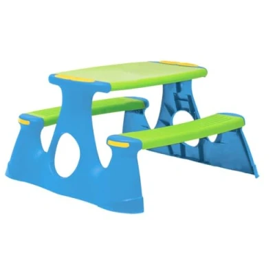 Image de vidaXL Banc de pique nique pour enfants 89,5x84,5x48 cm Polypropylène94212