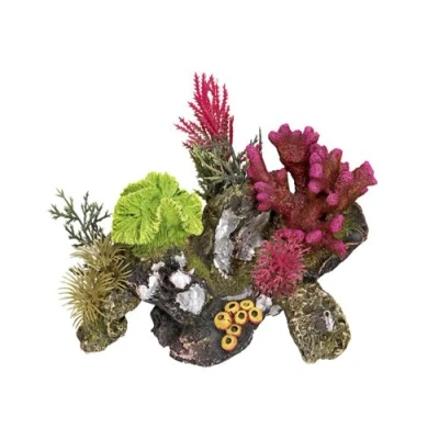 Afbeelding van Nobby Aqua ornamenten KORALLE met planten (Decoratie, Andere objecten), Aquarium decoratie