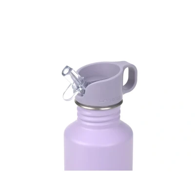 Afbeelding van Lässig drinkfles voor kinderen RVS Little Gang Heart lilac