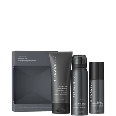 Afbeelding van Rituals Trial SET Homme Woody Cedar WOOD &amp; Vitamin E Complex Bad bodyset, Maat: One Size,