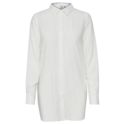 Afbeelding van ICHI Ihmain Overhemdblouse, Dames, Maat: 36, Cloud dancer