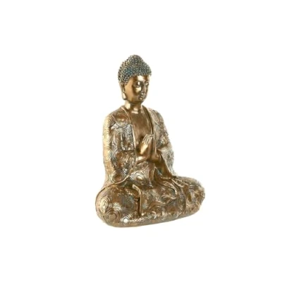 Afbeelding van Decoratieve figuren Home ESPRIT Gouden Boeddha Orientaals 20 x 12 24,3 cm