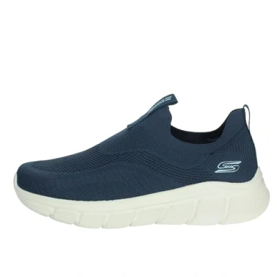 Afbeelding van Skechers Bobs B Flex Frigid Edge 118107 NVY, Mannen, Marineblauw, Sneakers, maat: 46