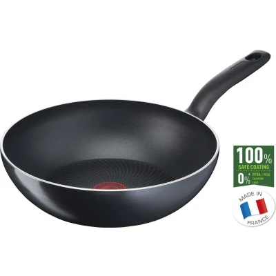 Afbeelding van Tefal Kookgerei Start Easy Wokpan 28 Cm Zwart