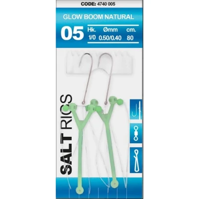 Afbeelding van Spro Salt Rig #05 Glow Boom Natural Paternoster Zeevis onderlijnen